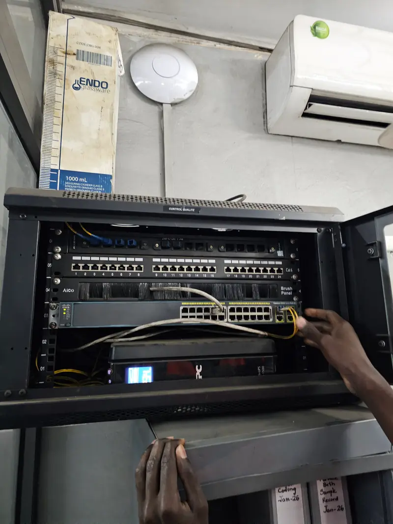 Documented Senegal networking and infrastructure work