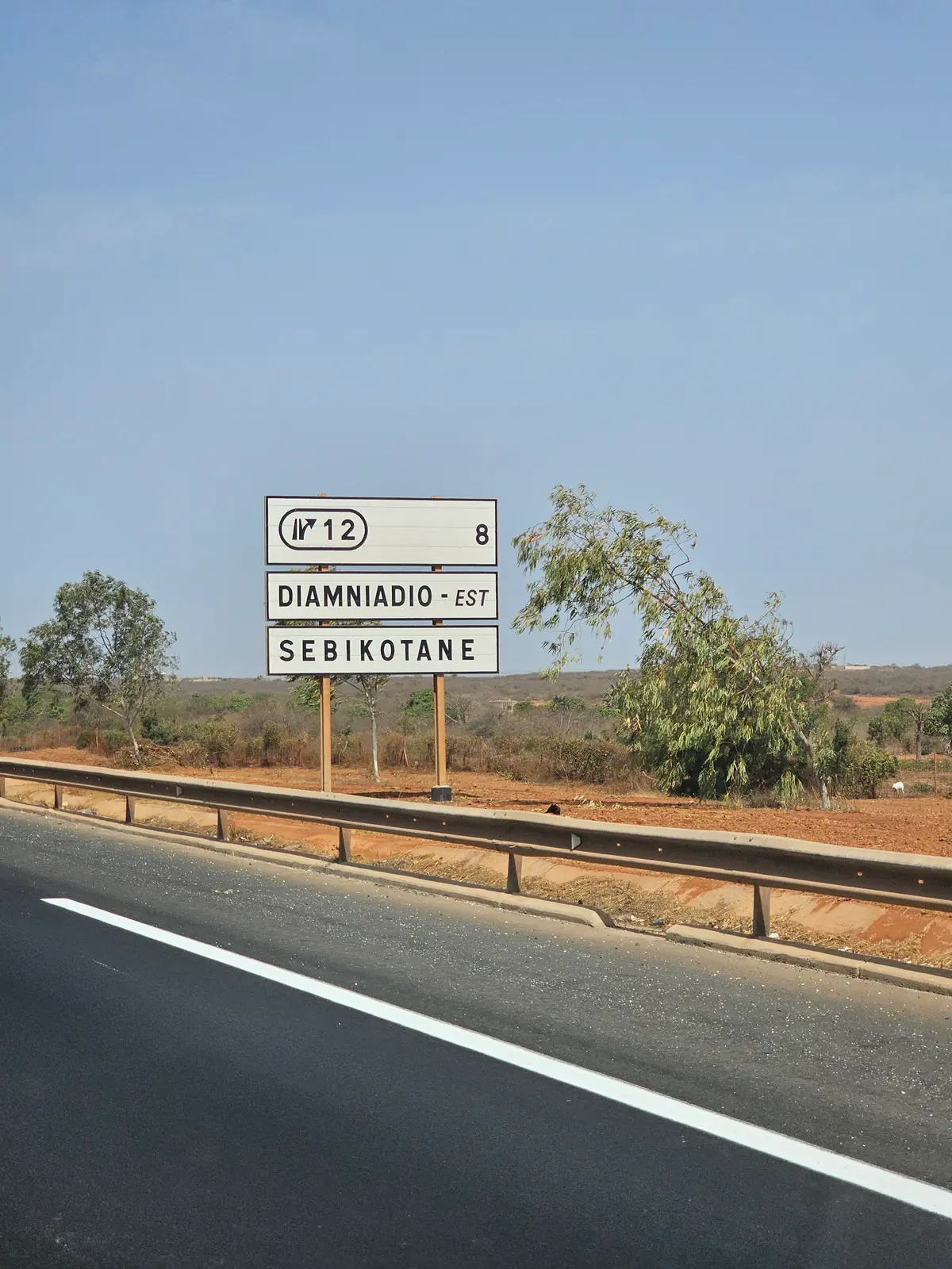 Senegal Road Sign