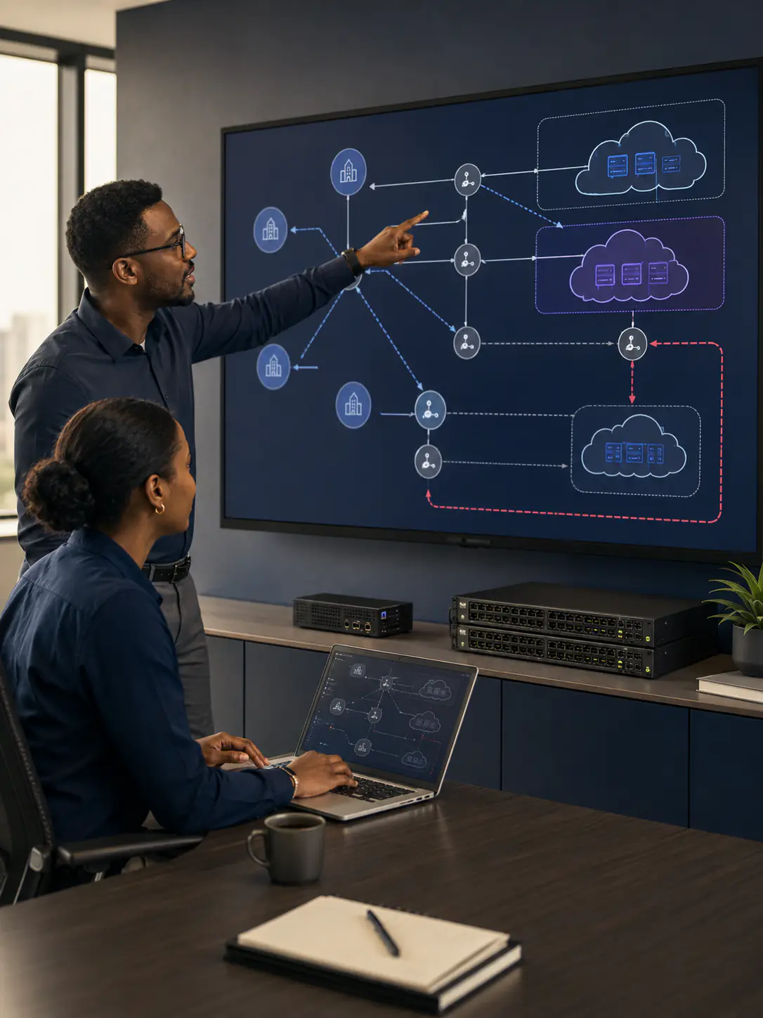 Illustrative cloud and network capability